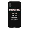 December Girl iPhoneX