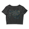 ascii night Crop Top