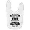 Super Cool Mimi Of A Freaking Awesome Grandson Baby Bibs