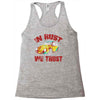 in rust we trust  rat beetle hot rod Racerback Tank