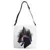 Mononoke Hime Siluet Adjustable Strap Totes