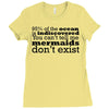 mermaids dom't exist Ladies Fitted T-Shirt