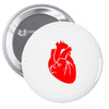 heart Pin-back button