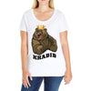 bear khabib Ladies Curvy T-Shirt