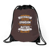 Super Cool Grandson Of A Freaking Awesome Mother Drawstring Bags