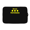 bevar christiania flag logo Laptop sleeve