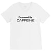 powered by caffeine funny t shirt red bull morning coffee V-Neck Tee