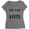 i stole her heart Women's Triblend Scoop T-shirt