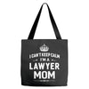 i can't keep calm i'm a lawyer mom Tote Bags