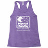 partly cloudy 100% getting wasted gift drugs drinking pissed bong fuun Racerback Tank