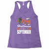 Halloween Kings Are Born In September Racerback Tank