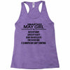 Smartass May Girl Racerback Tank