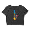 sax addict saxophone Crop Top