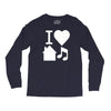 i love house music dj baseball Long Sleeve Shirts