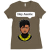 Killmonger Hey Auntie Ladies Fitted T-Shirt