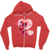 KISS ME PLEASE Zipper Hoodie
