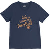 the answer to the question V-Neck Tee