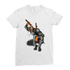 deathstroke marron Ladies Fitted T-Shirt