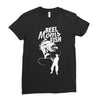 reel moms fish Ladies Fitted T-Shirt