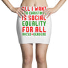 all i want for christmas Mini Skirts