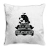 I Am Beagle Actually In A Very Commited Relationship Throw Pillow
