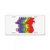 Goku Rainbow License Plate