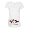 October Peeking Out Baby Boy Maternity Scoop Neck T-shirt