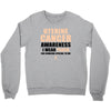 Uterine Cancer Awareness I Wear Peach For Some Special To Me Crewneck Sweatshirt