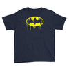 batman dying bleeding logo Youth Tee