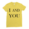 i and you Ladies Fitted T-Shirt