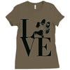 LOVE MY DOG Ladies Fitted T-Shirt