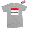 title of day of the week wednesday day of the week Exclusive T-shirt