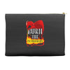 burn the patriarchy Accessory Pouches