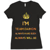 team damon salvatore Ladies Fitted T-Shirt