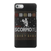 santa scorpio christmas ugly t shirts iPhone 7 Case