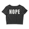 nope (2) Crop Top