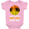 suns out guns out suns Baby Onesie