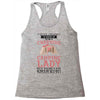 camping lady Racerback Tank