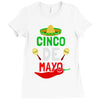 cinco de mayo fiesta mexican holiday Ladies Fitted T-Shirt