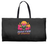 master of darkness Weekender Totes