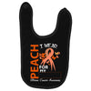 wear peach for  my [you can write any name] Baby Bibs