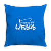 hooked on jesus Throw Pillow