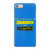 funny t shirt i live at the corner kiss my as &amp; no friggin way rude te iPhone 7 Case