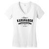 brett kavanaugh supreme court justice Women's V-Neck T-Shirt