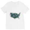periodic table of the states V-Neck Tee