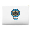 believe in pugcorns Accessory Pouches