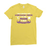 I Love Someone with Gynecologic Cancer to The Moon and Back Ladies Fitted T-Shirt