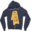 the floor is lava Zipper Hoodie
