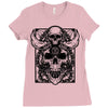 skull Ladies Fitted T-Shirt