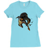 midnight flight Ladies Fitted T-Shirt